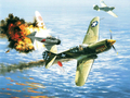 Juego Diapositiva de combate aéreo de arte de aviación  en línea