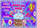 Juego Creador de tarjetas de cumpleaños  en línea