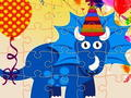 Juego Rompecabezas de fiesta de dinosaurios  en línea