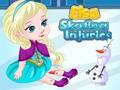 Juego Lesiones de patinaje de Elsa  en línea