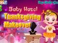 Juego Cambio de imagen de Acción de Gracias de Baby Hazel  en línea