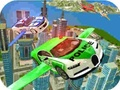 Juego Simulador de coche de policía volador  en línea