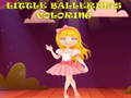 Juego Pequeñas bailarinas para colorear  en línea