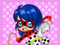 Juego Libro para colorear Chibi Dottedgirl  en línea