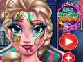 Juego Elsa Año Nuevo Maquillaje  en línea