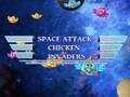 Juego Invasores de pollo de ataque espacial  en línea