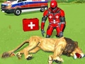 Juego Héroe robot de rescate de animales  en línea