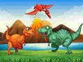 Juego Dinosaurios coloridos Match 3  en línea