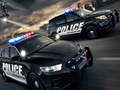 Juego Diapositiva de rompecabezas de coches de policía  en línea