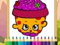 Juego Postres para colorear  en línea