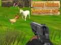 Juego Tirador de pollo frenético modelo 3d  en línea