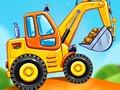 Juego Juegos de camiones construyendo una casa.  en línea