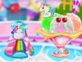 Juego Fabricante de conos de helado de unicornio  en línea