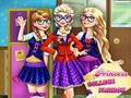 Juego Moda universitaria de princesas  en línea