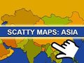 Juego Mapas Scatty: Asia  en línea
