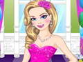 Juego Viste a Barbie cumpleaños  en línea