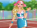 Juego Vestido de tenis Barbie  en línea