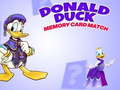 Juego Coincidencia de la tarjeta de memoria del Pato Donald  en línea