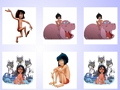 Juego Partido de la tarjeta de memoria de Mowgli  en línea