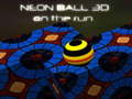 Juego Neon Ball 3d en la carrera  en línea