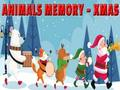 Juego Memoria de los animales - Navidad  en línea