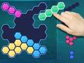 Juego Rompecabezas hexagonal de bloque  en línea
