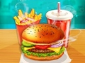 Juego Fabricante de hamburguesas para niños felices  en línea
