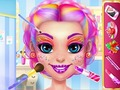 Juego Chica de moda de maquillaje de caramelo  en línea
