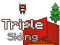 Juego Esquí triple 2D  en línea