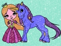 Juego Niñas Libro Para Colorear Glitter  en línea