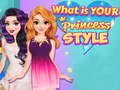 Juego ¿Cuál es tu estilo de princesa?  en línea
