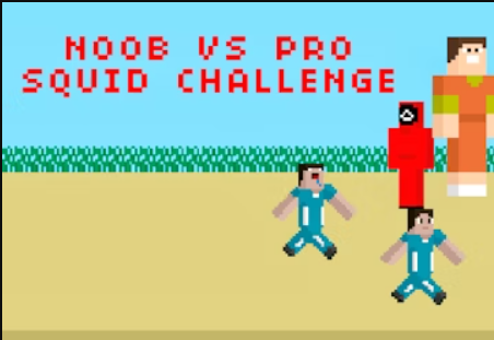 Juego Desafío Noob vs Pro Squid  en línea