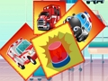 Juego Memoria de camiones de emergencia  en línea