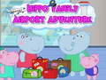 Juego Aventura en el aeropuerto con la familia Hippo  en línea