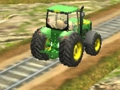 Juego Juego de remolque de tren de tractor de cadena modelo 3d  en línea