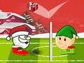 Juego Fútbol de cabeza de invierno de Papá Noel  en línea