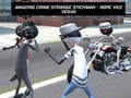 Juego Increíble crimen Strange Stickman Rope Vice Vegas en línea