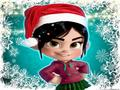 Juego Vanellope Von Schweetz Navidad vestir  en línea