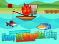 Juego El niño fuego y la niña agua van a pescar  en línea