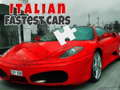 Juego Los coches italianos más rápidos  en línea