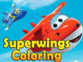 Juego Superwings para colorear  en línea