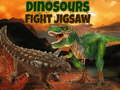 Juego Rompecabezas de lucha de dinosaurios  en línea