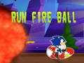 Juego Corre delante de la bola de fuego.  en línea