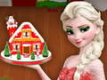 Juego Pastel de casa de pan de jengibre de Navidad  en línea