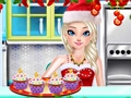 Juego Fabricante de cupcakes navideños congelados  en línea