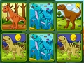 Juego Memoria de dinosaurio  en línea