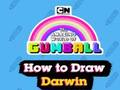 Juego El asombroso mundo de Gumball Cómo dibujar a Darwin  en línea
