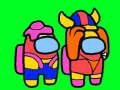 Juego Entre nosotros para colorear  en línea