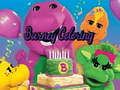 Juego Barney para colorear  en línea