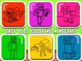 Juego Niños fáciles para colorear Minecraft  en línea
